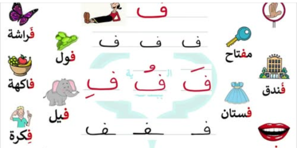 the letter ف